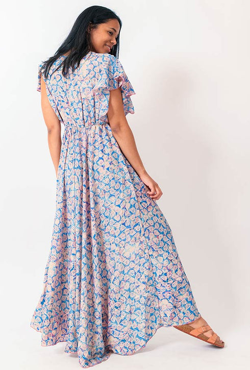 Y Why? Florales Maxikleid Aurelia